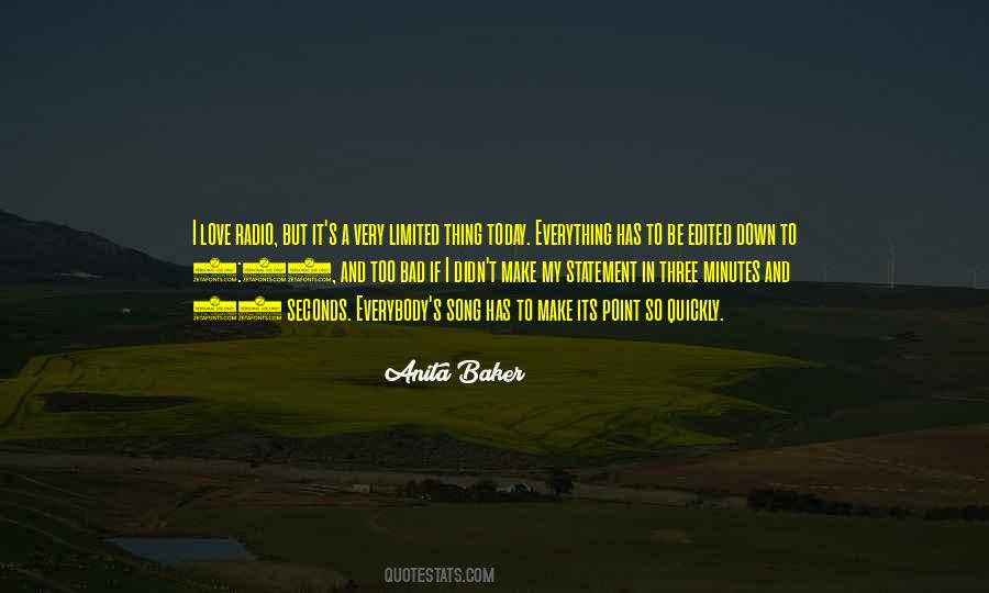 Minutes Seconds Quotes #1345801