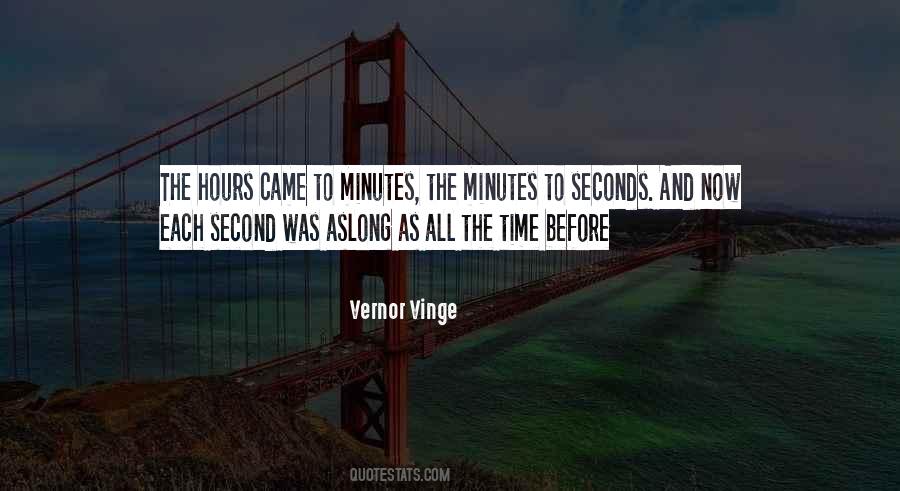 Minutes Seconds Quotes #1355584