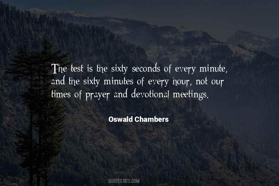 Minutes Seconds Quotes #1364516