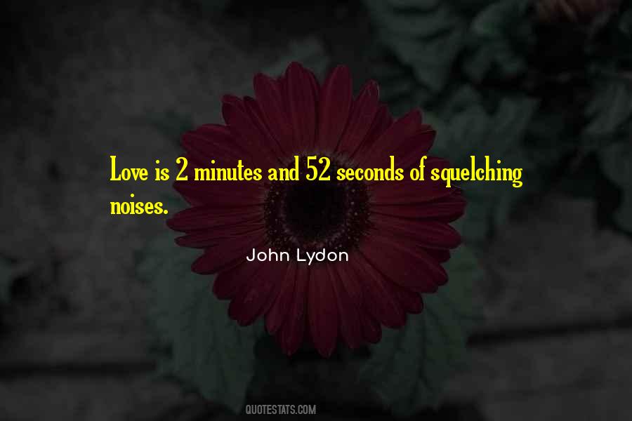 Minutes Seconds Quotes #23839