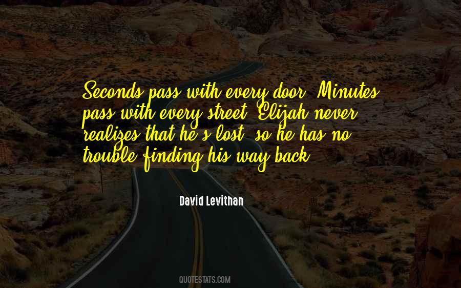 Minutes Seconds Quotes #426233