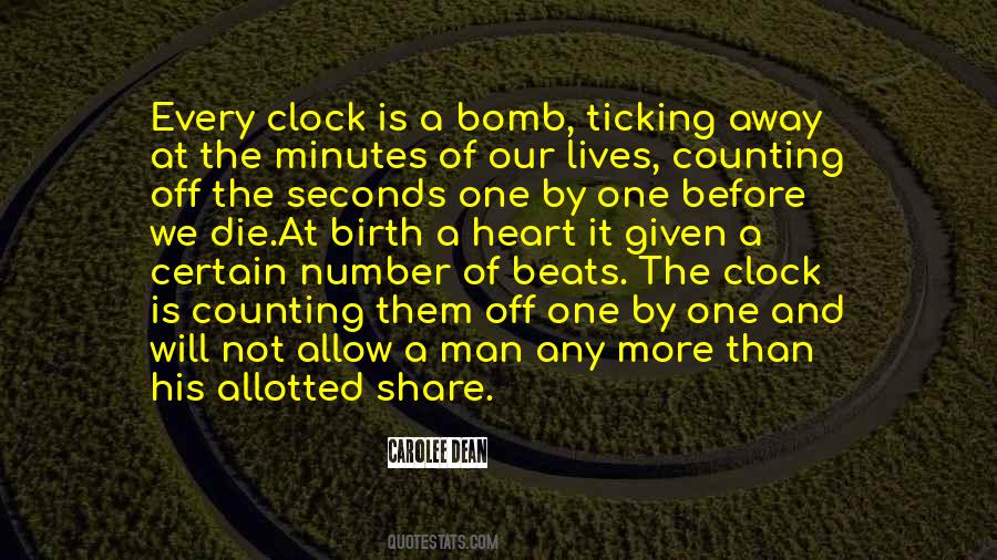 Minutes Seconds Quotes #618137