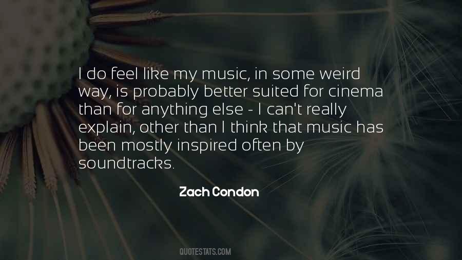 Quotes About Soundtracks #163061