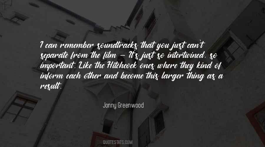 Quotes About Soundtracks #428013