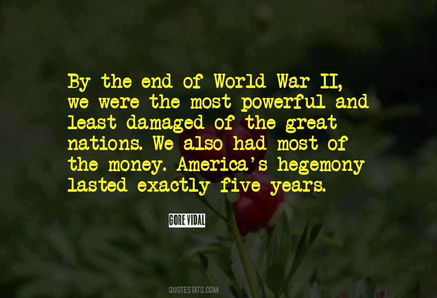 Quotes About The End Of World War Ii #940693