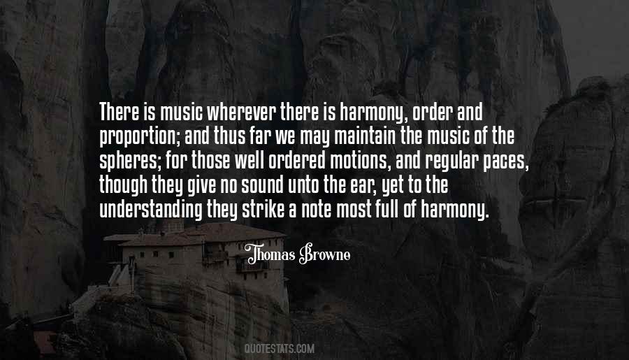 Quotes About Music Of The Spheres #1299722