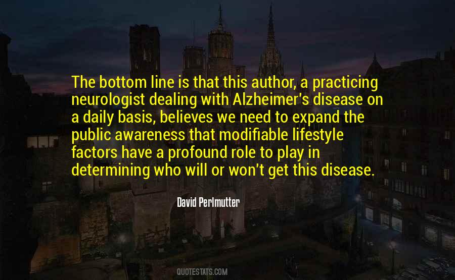 Quotes About Alzheimer's Disease #391002