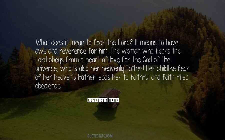 Fears The Lord Quotes #593184