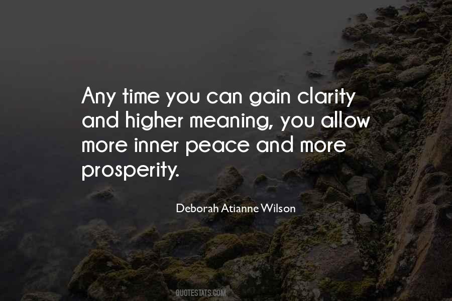 Quotes About Clarity And Peace #352691