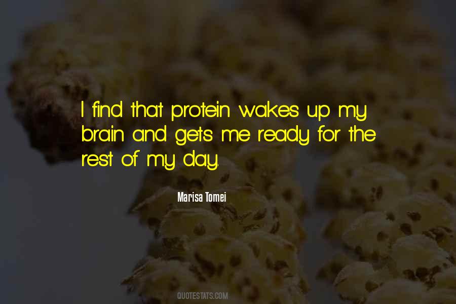Quotes About Protein #1663759