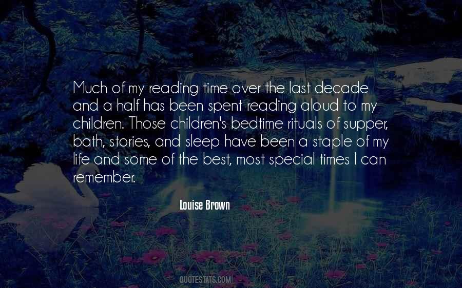 Quotes About Bedtime Reading #1753567