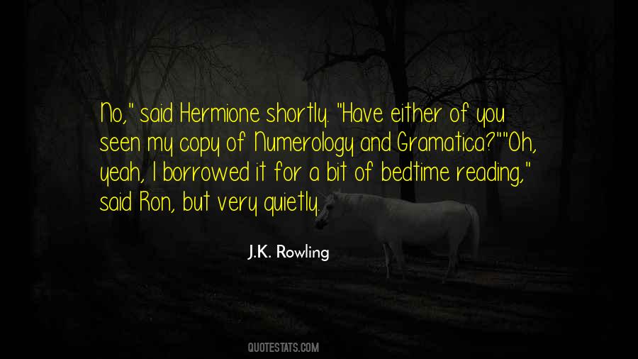 Quotes About Bedtime Reading #542506