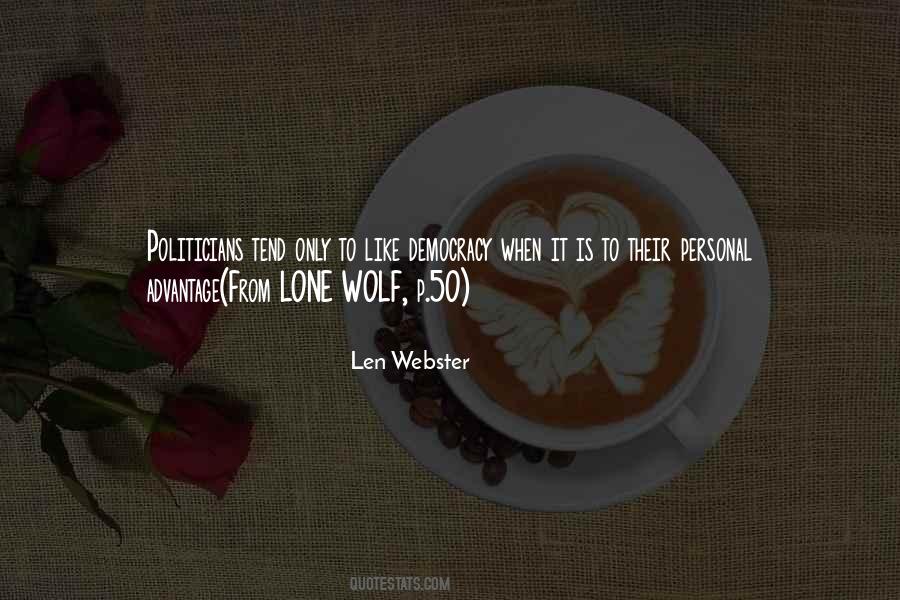 Quotes About Lone Wolf #5229