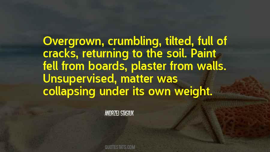 Quotes About Crumbling #936135