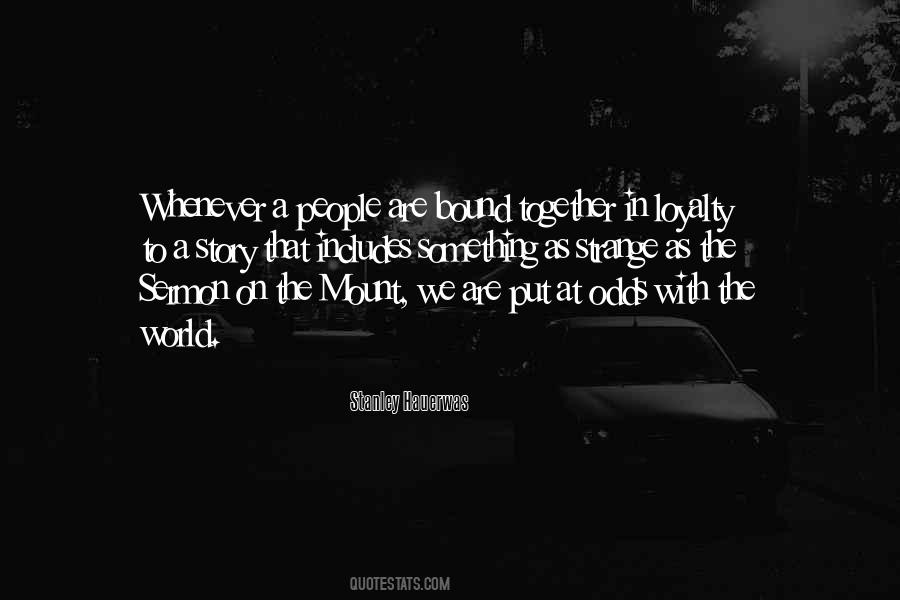 Together With The World Quotes #451414
