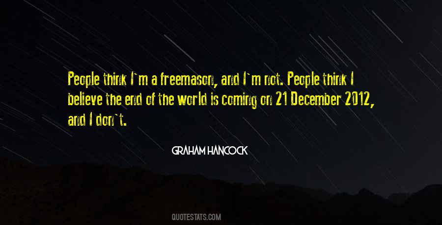 Quotes About 2012 End Of The World #1748853