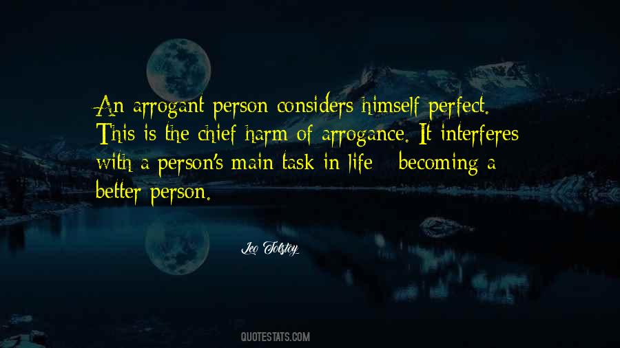 Quotes About Arrogant Person #833622