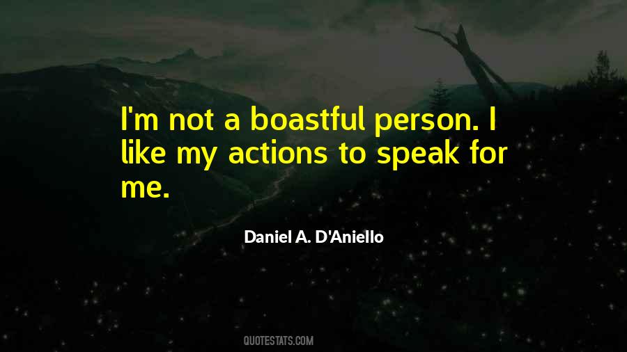 Quotes About Boastful Person #452407