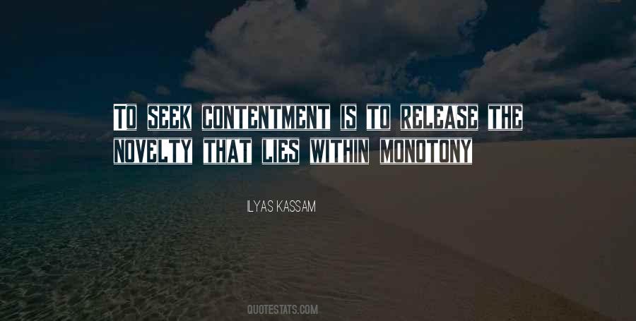Self Contentment Quotes #623341
