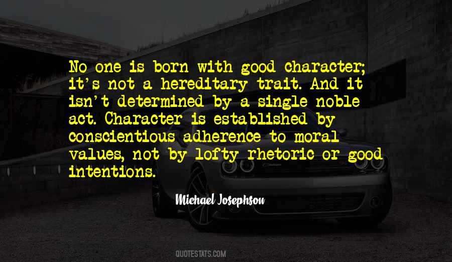 Quotes About Character And Values #156957