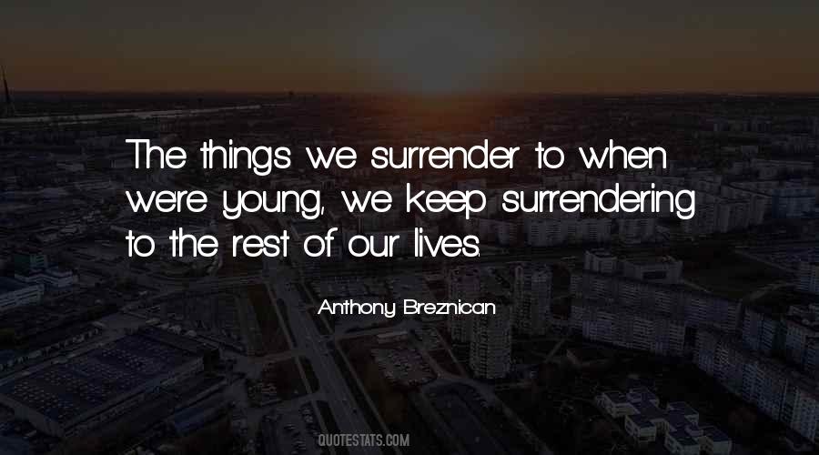 Quotes About Surrendering #118218
