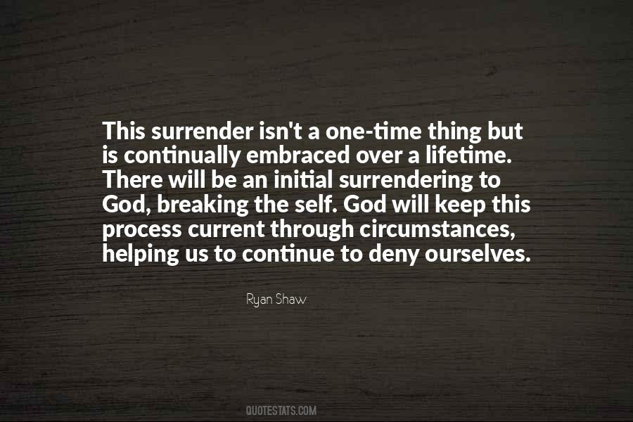 Quotes About Surrendering #907680