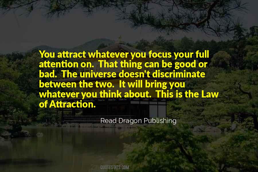 Quotes About Law Of Attraction #880972
