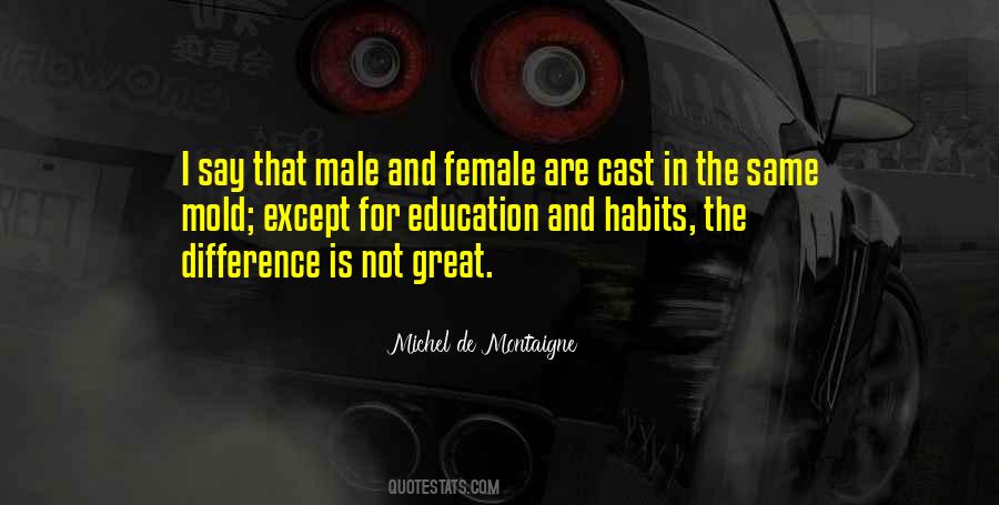 Male Vs Female Quotes #273