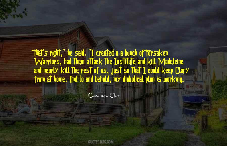 Plan Of Attack Quotes #437412