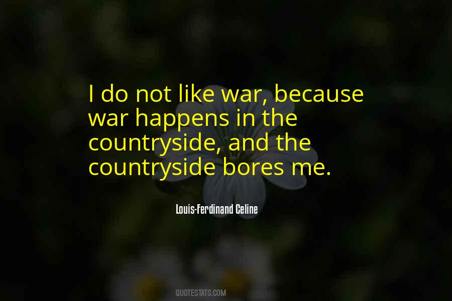 War Nature Quotes #94295
