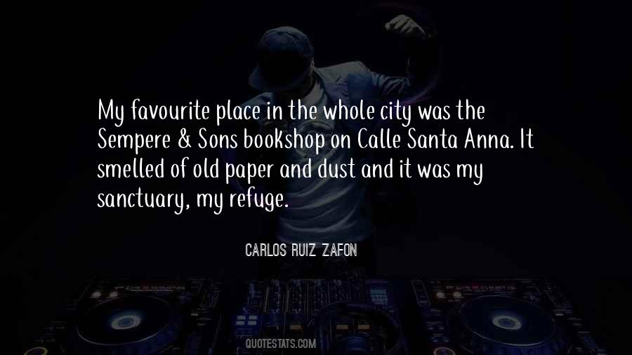 Quotes About Favourite Place #549465