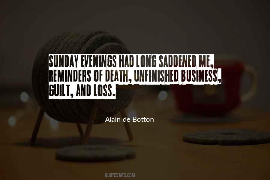 Quotes About Sunday Evenings #724462