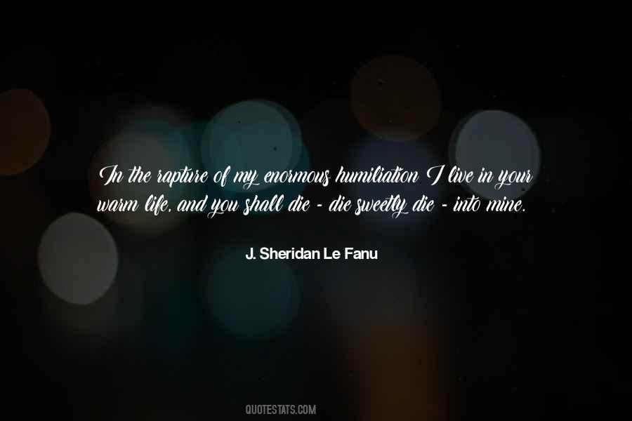 Sheridan Le Fanu Quotes #885432