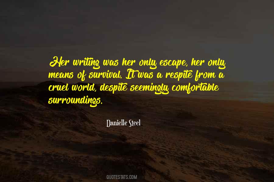 Quotes About Cruel World #1432410