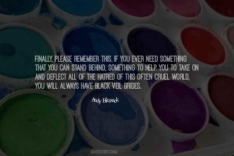 Quotes About Cruel World #540737