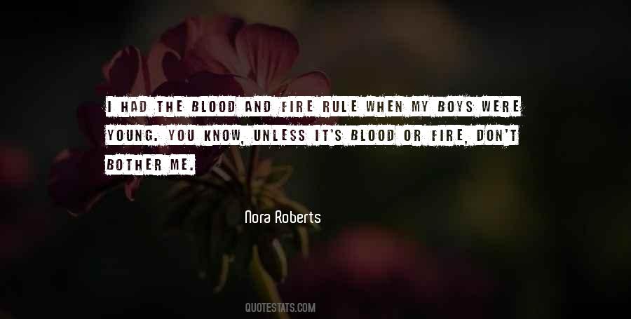 Blood And Fire Quotes #1273822