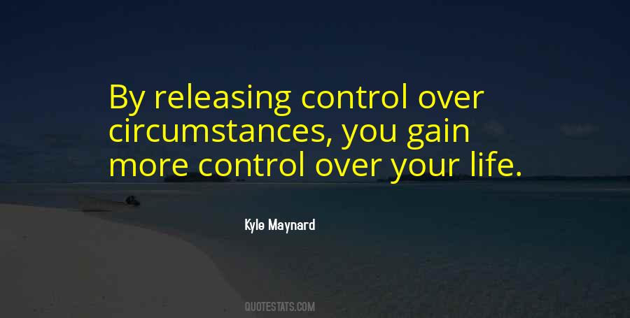 Quotes About Releasing Control #1450167