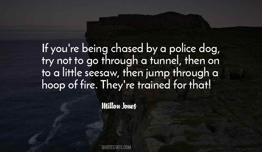 Quotes About Being Chased #1581858