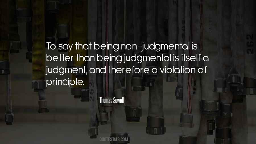 Quotes About Being Non Judgmental #65254