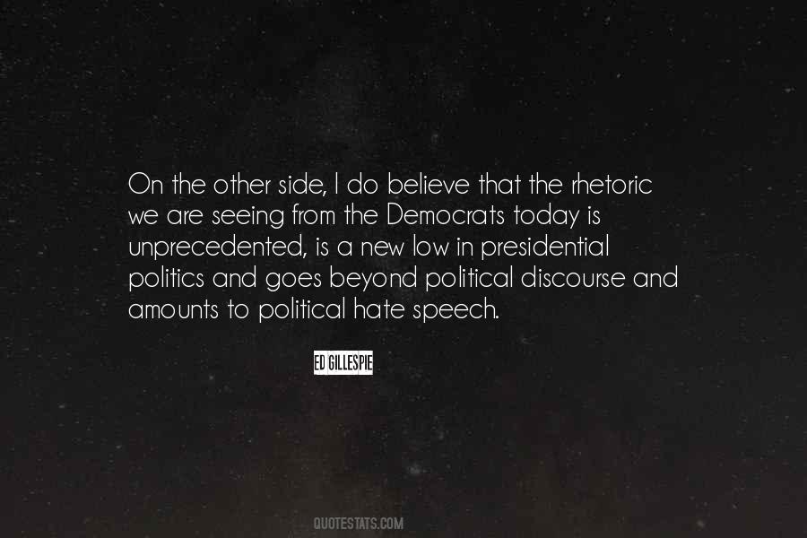 Political Speech Quotes #194456
