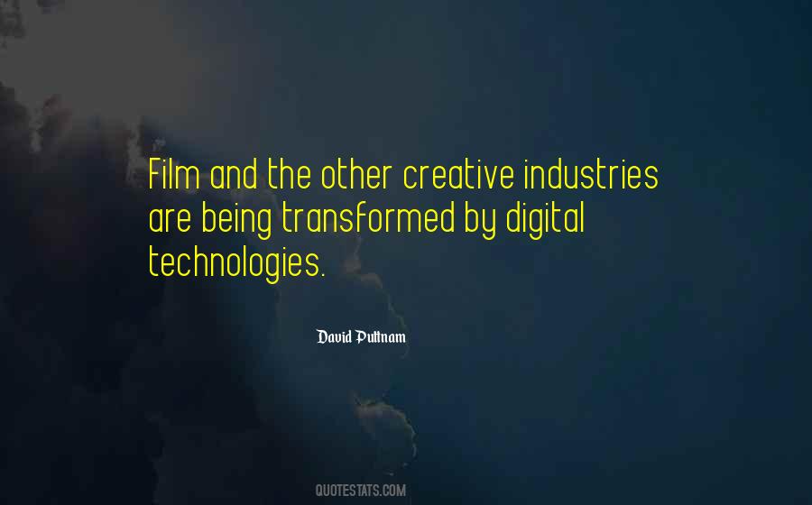 Quotes About Creative Industries #1144838