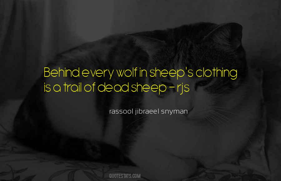 Quotes About Sheep #1283047