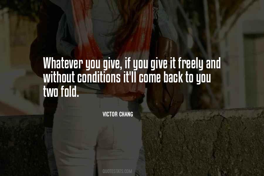 Quotes About Freely Giving #445380