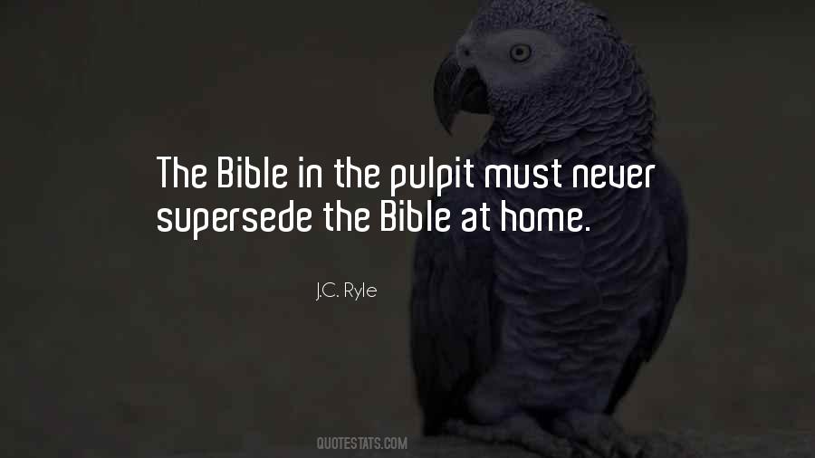 Quotes About The Pulpit #499112