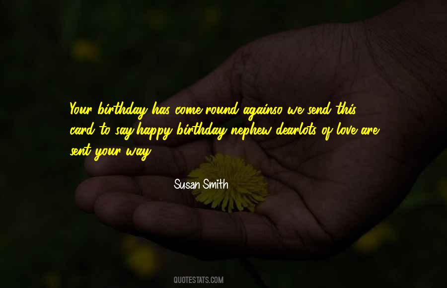 Quotes About Happy Birthday Nephew #1122156