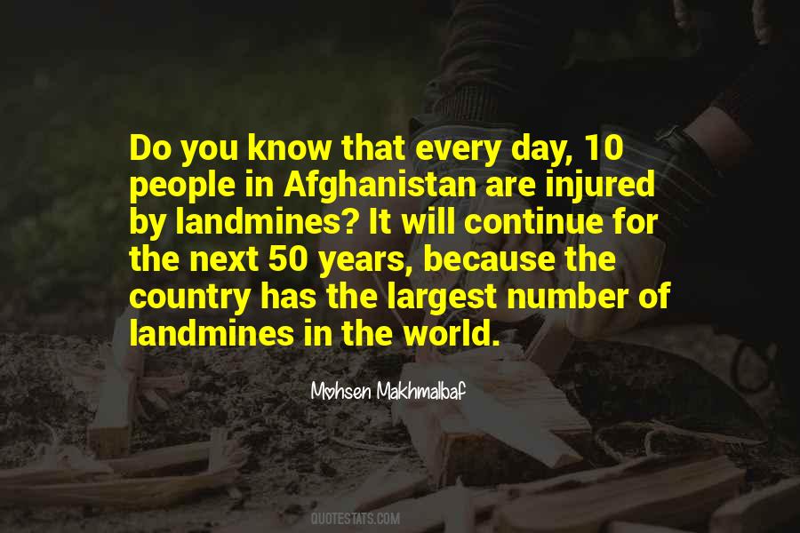 Quotes About Landmines #1807874