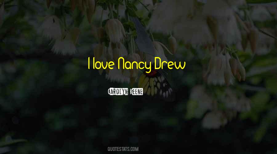 Quotes About Nancy Drew #1088780