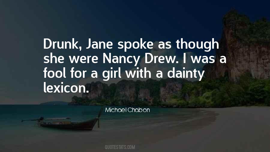 Quotes About Nancy Drew #308003