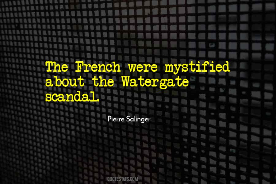 Quotes About Watergate Scandal #972009