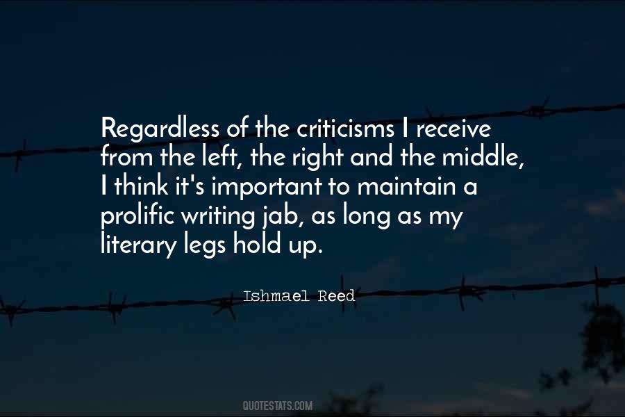 Quotes About Criticisms #1503635